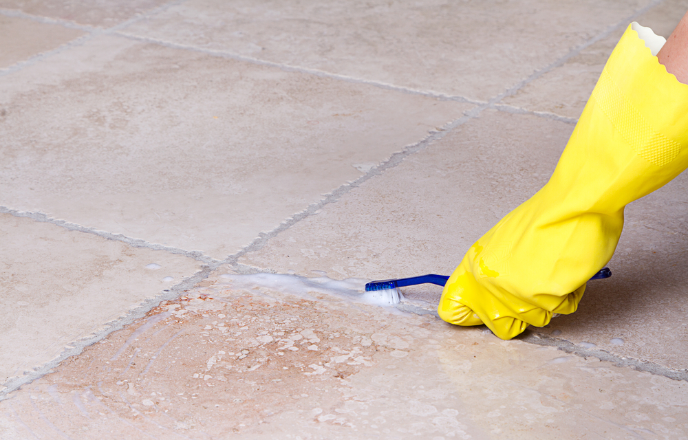 Clean Marble Tiles And Grout, How Do You Clean Yellowed Tile Floors