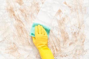 Marble Floor Restoration 3 Steps tile cleaning